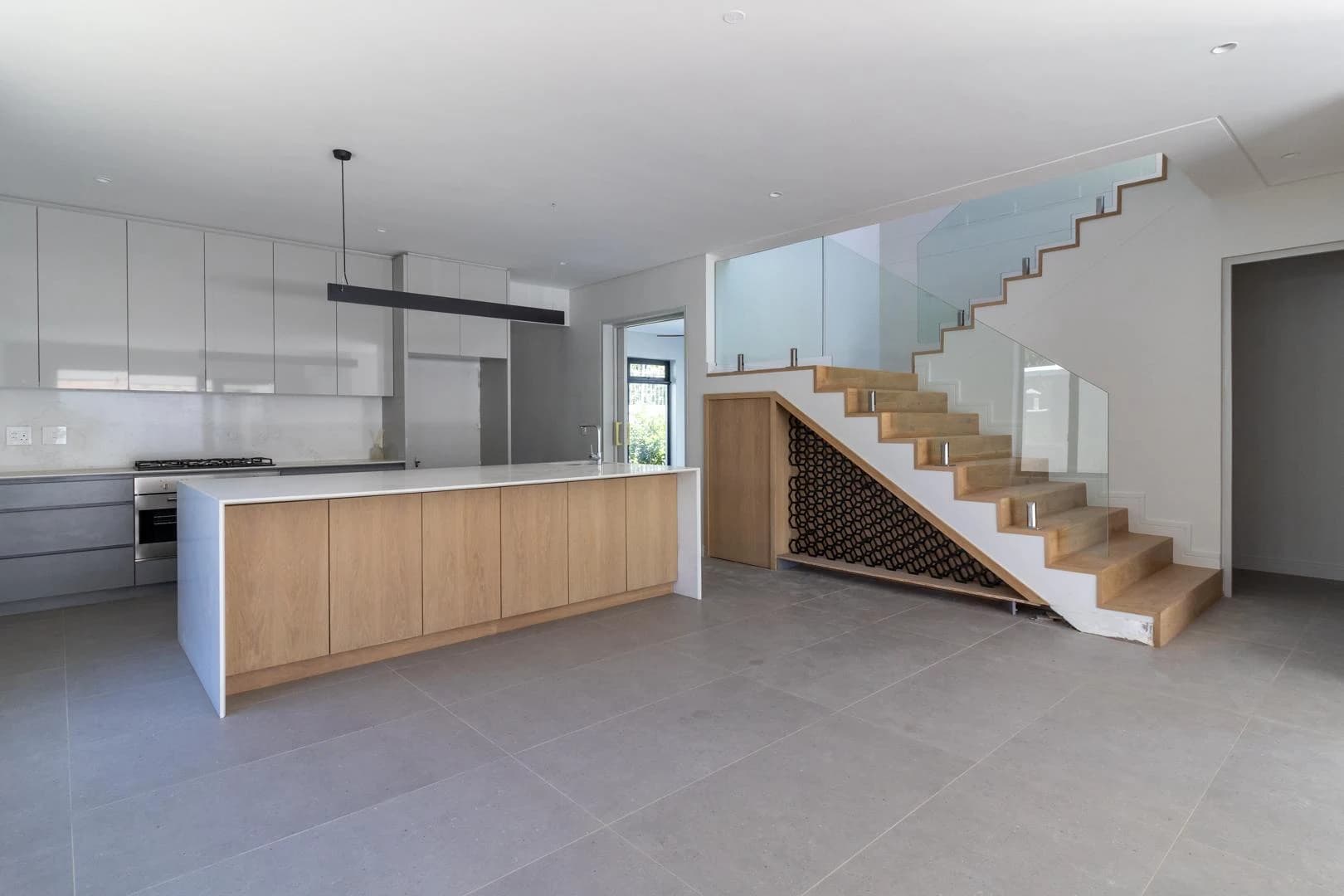 Welgegund 4 — kitchen, living space and open stair